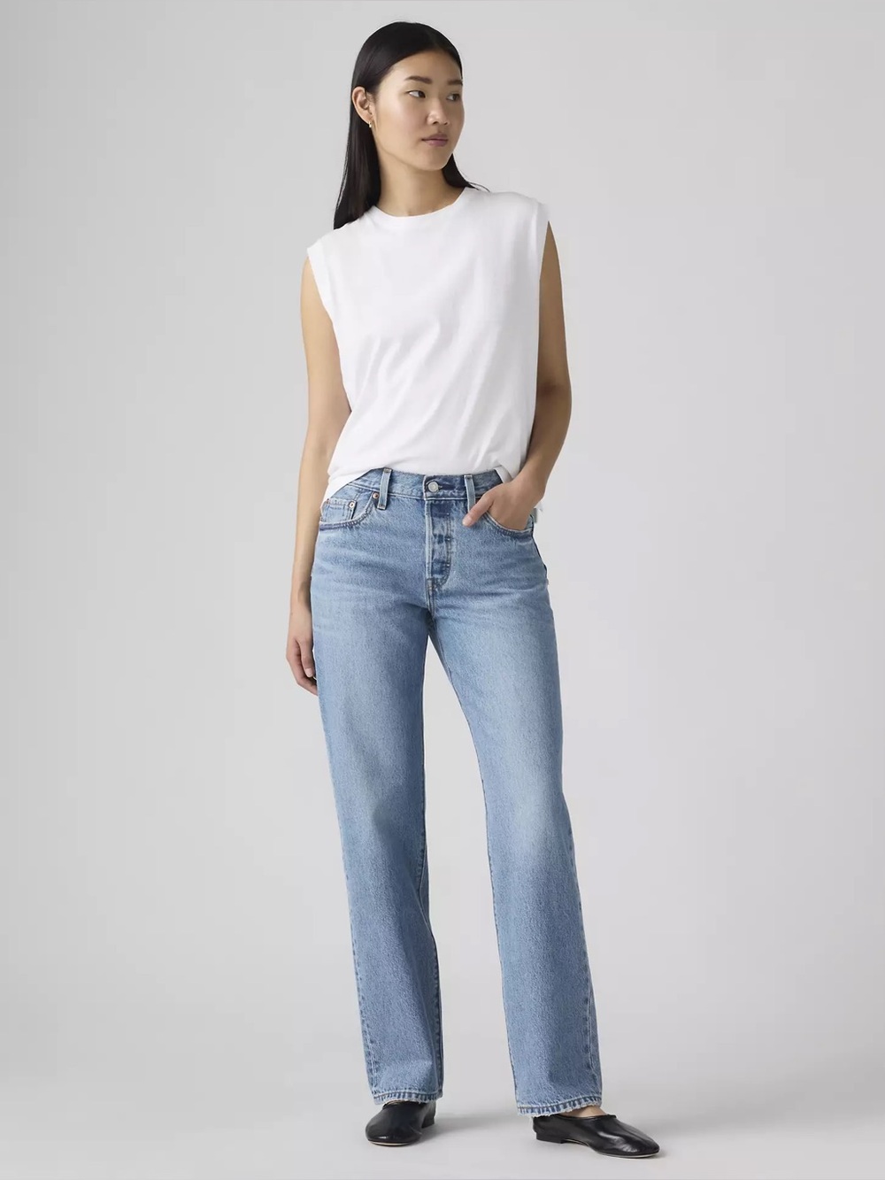 Levi's Premium 501 '90s Jeans in In Love With You - Medium Wash